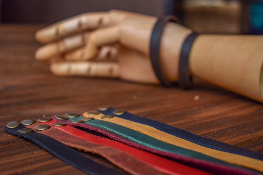 Leather bracelet