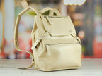 Leather backpack Trip Latte