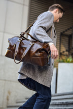 Grante leather Duffle bag