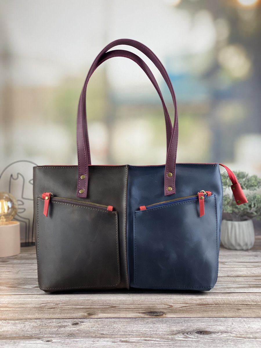 Leather Bag combi SEAM+