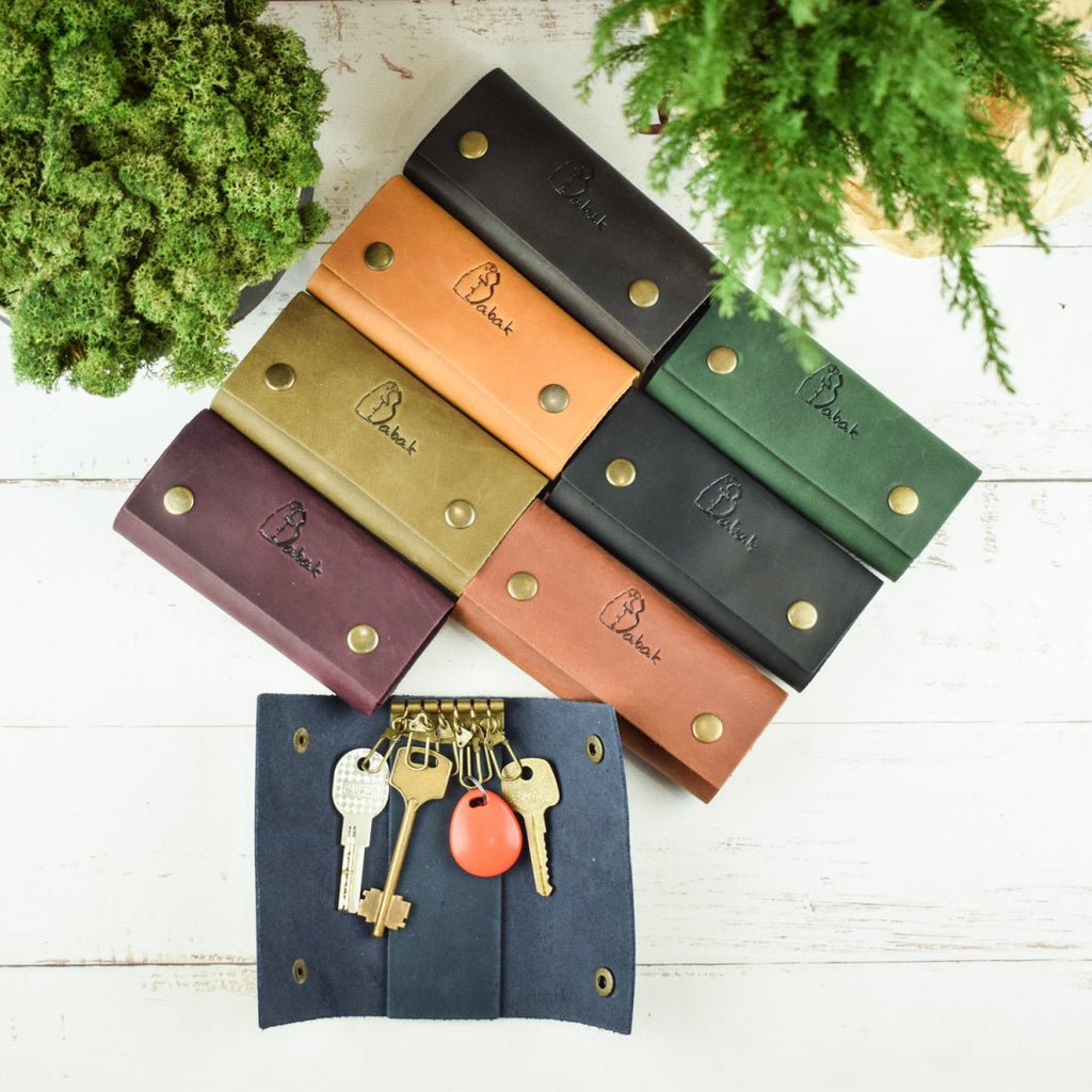 Leather key holder