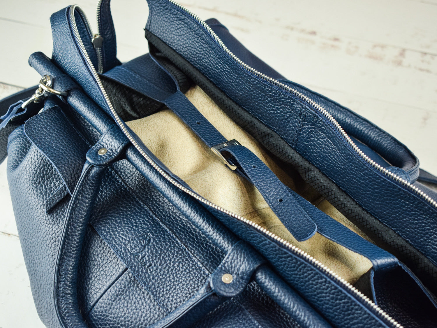 Duffle bag Blue-shine