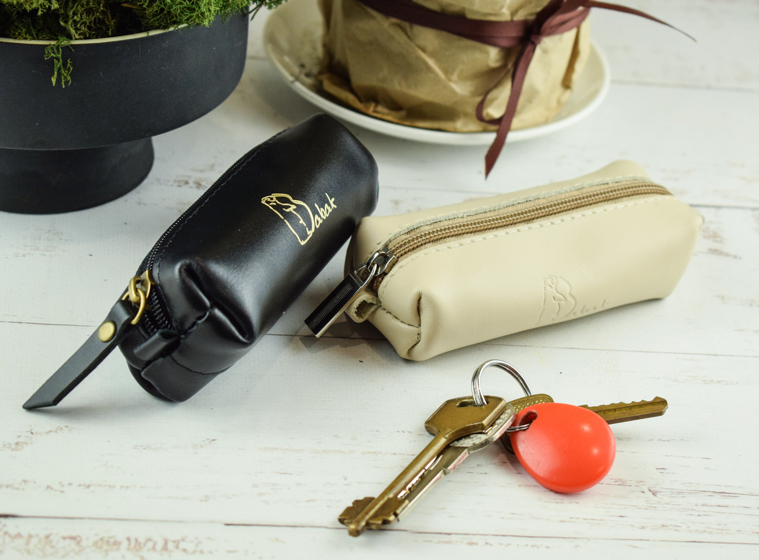 Leather key holder XL