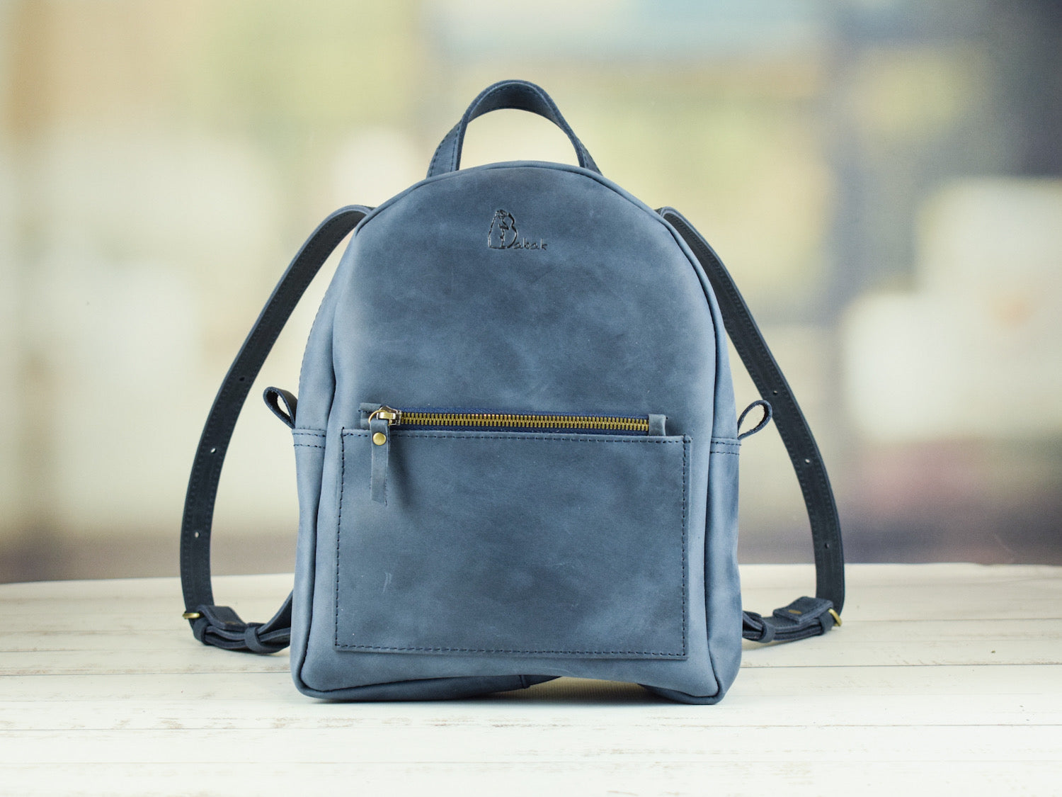 Leather backpack VISTA