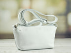Leather bag Gracia White-shine