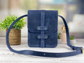 Weaver Blue leather bag