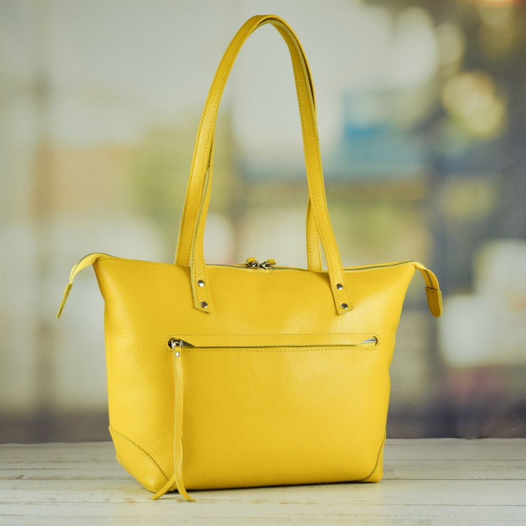 Leather bag SIMONA