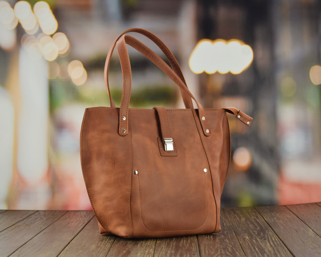 Leather bag MANSANA
