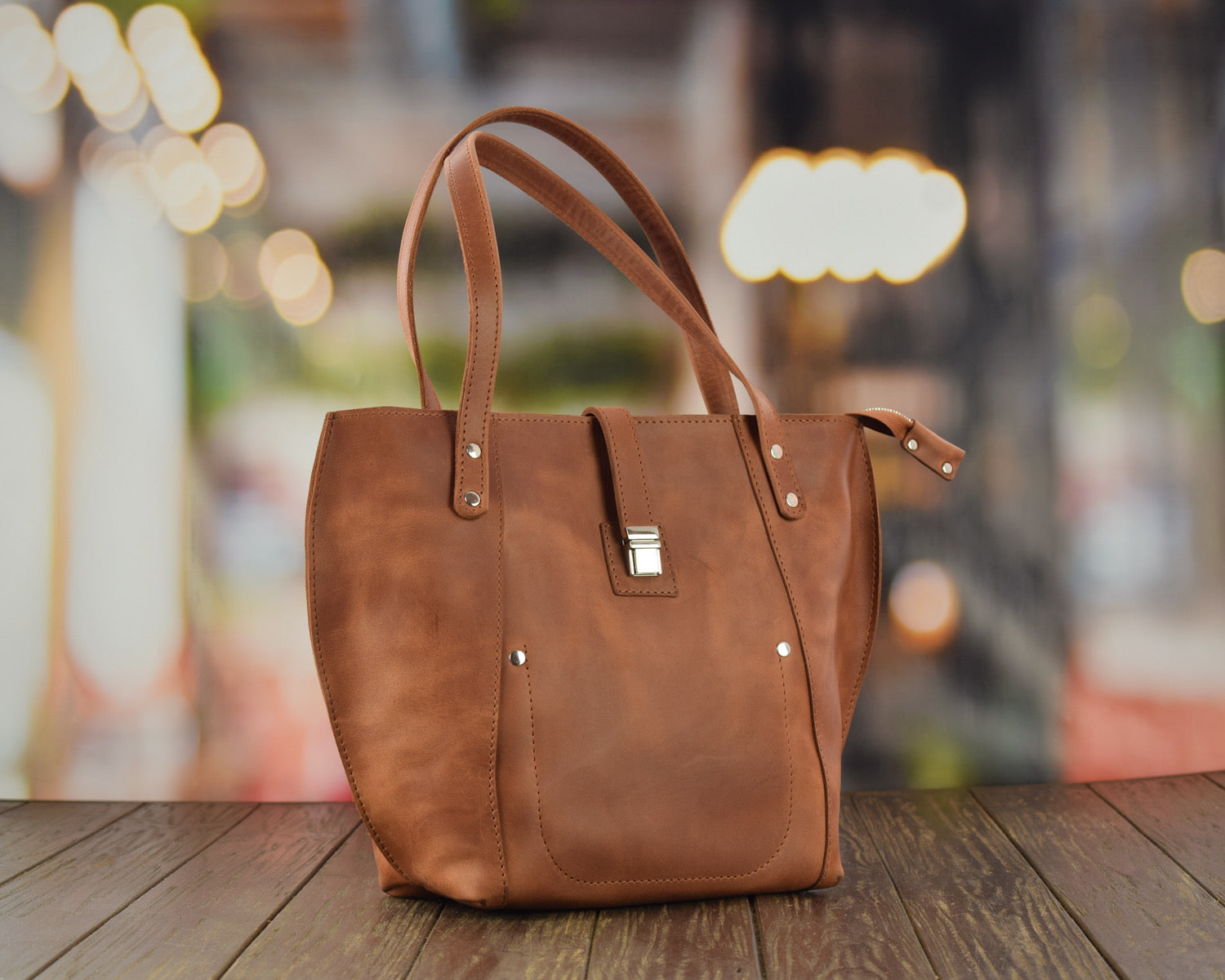 Leather bag MANSANA