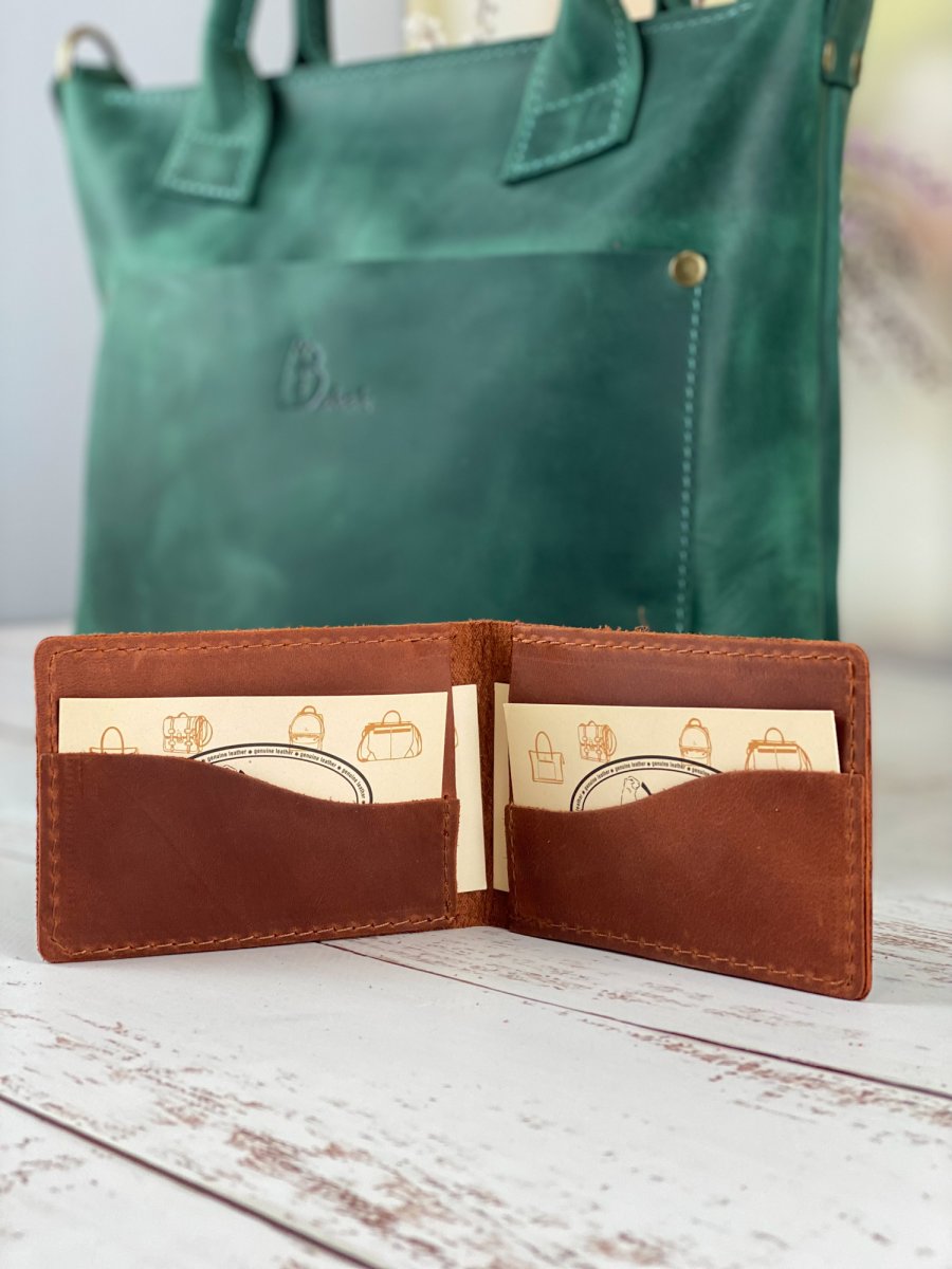 Leather cardholder