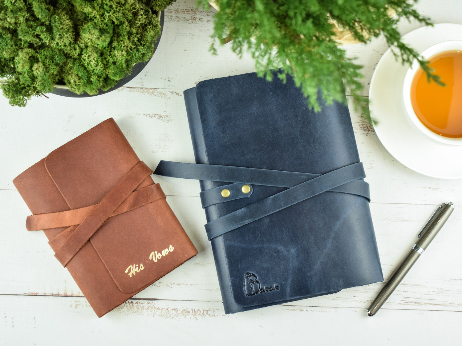 Leather notebook 065 A5 / 066 A6