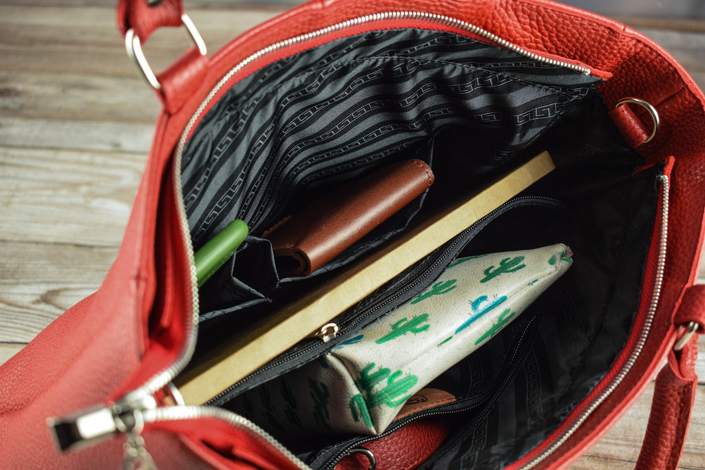 Leather bag CARLA