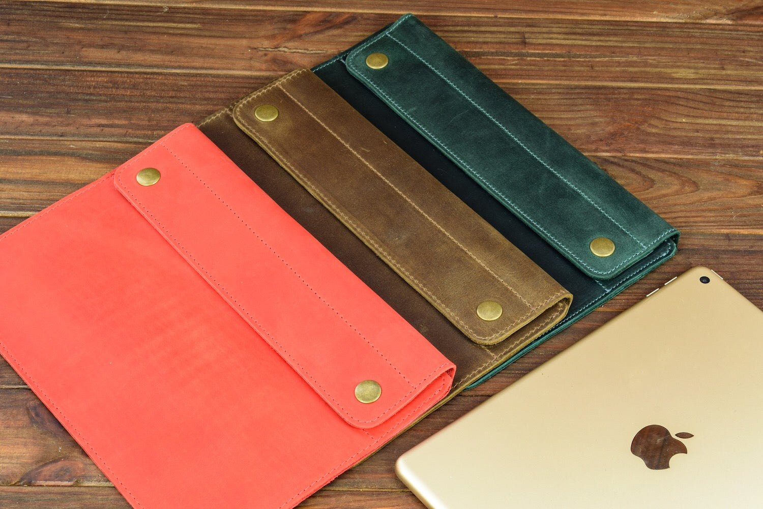 Leather cases for iPad