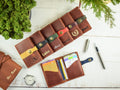 Cardholder with stripe