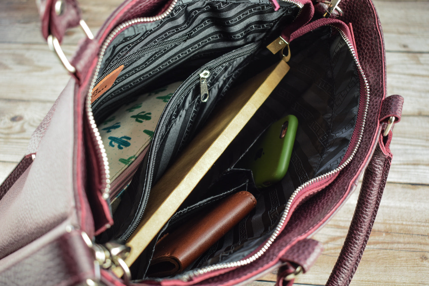 Leather bag CARLA