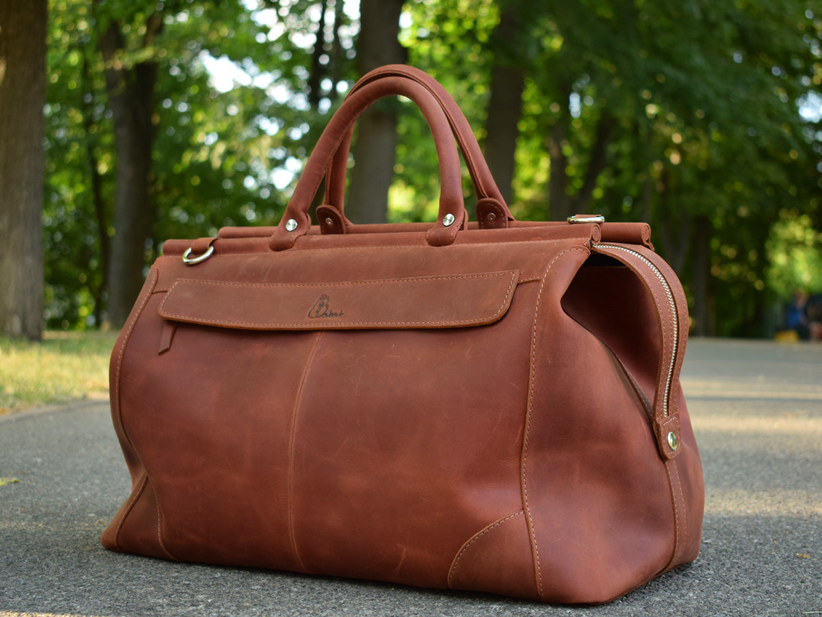 Duffle bag Cognac