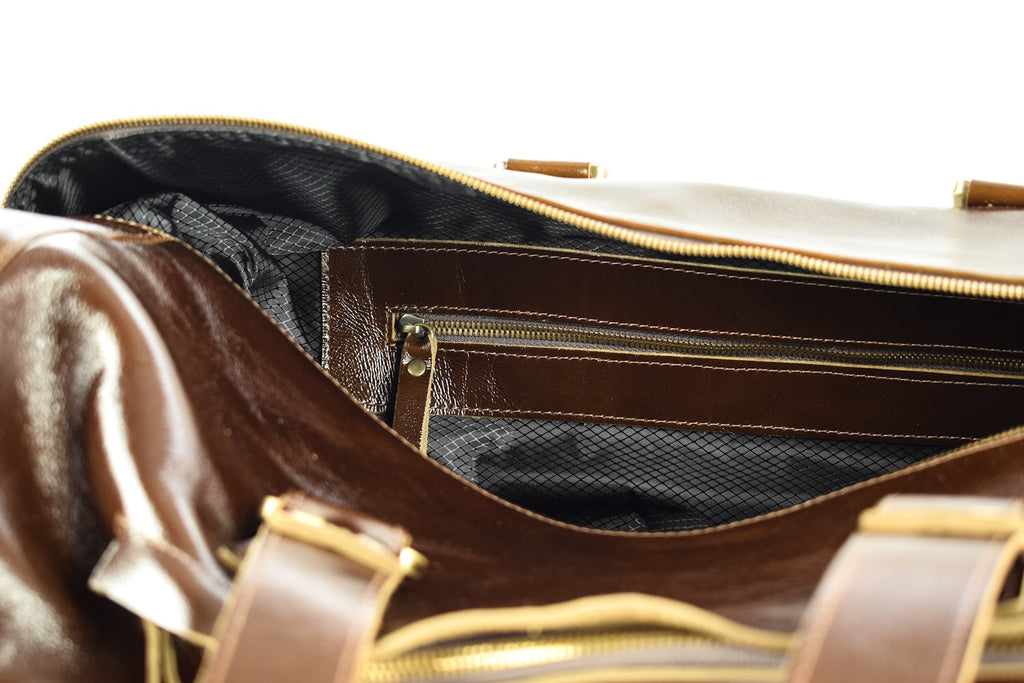 Grante leather Duffle bag