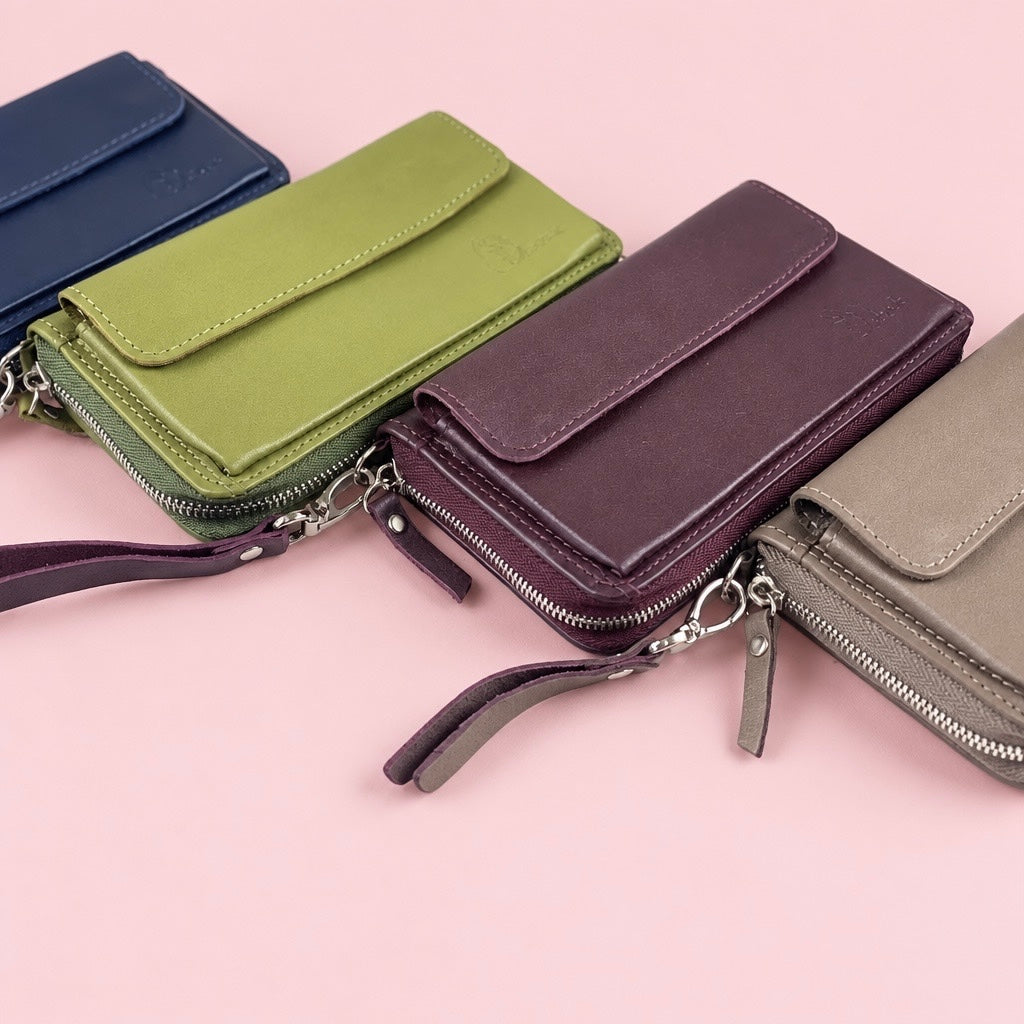 Leather wallet  leather Tusson