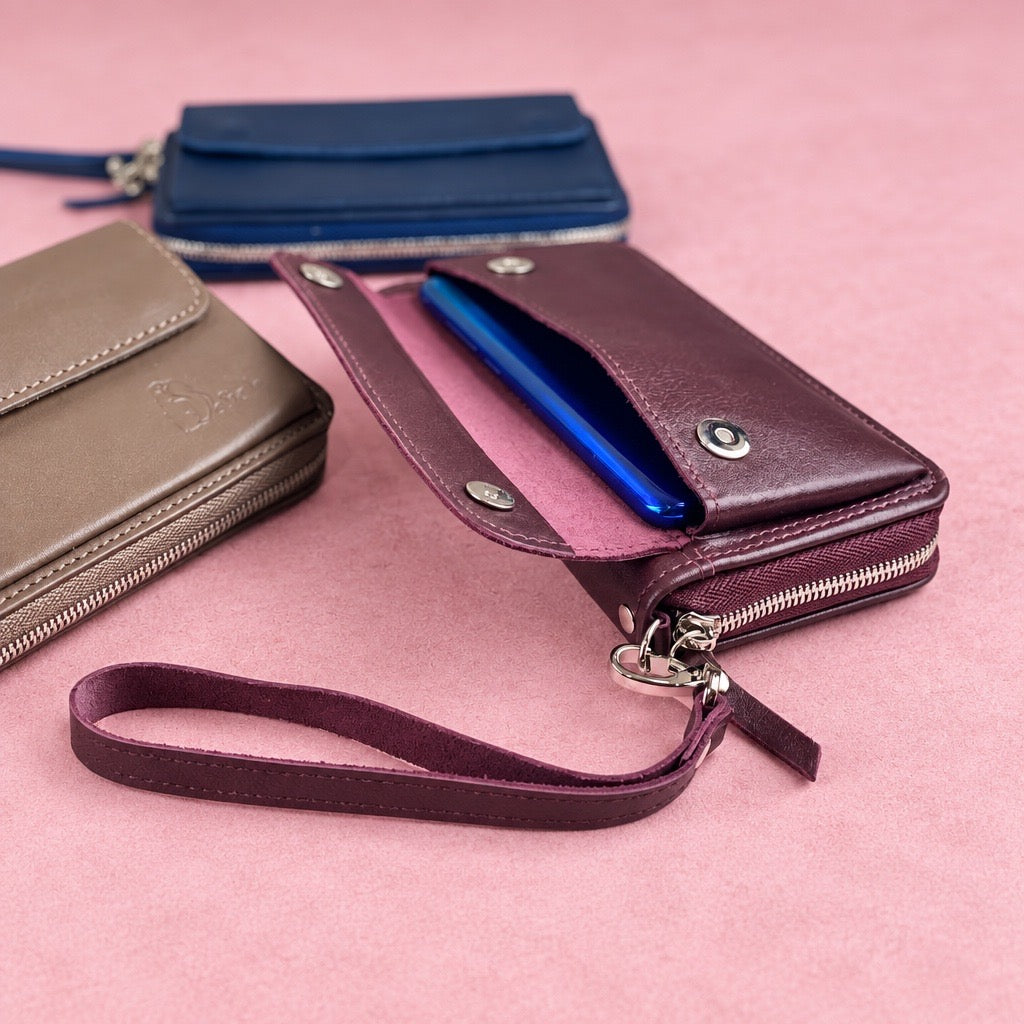 Leather wallet  leather Tusson