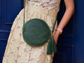Fantasy Green leather bag
