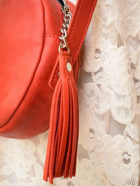 Fantasy Red leather bag