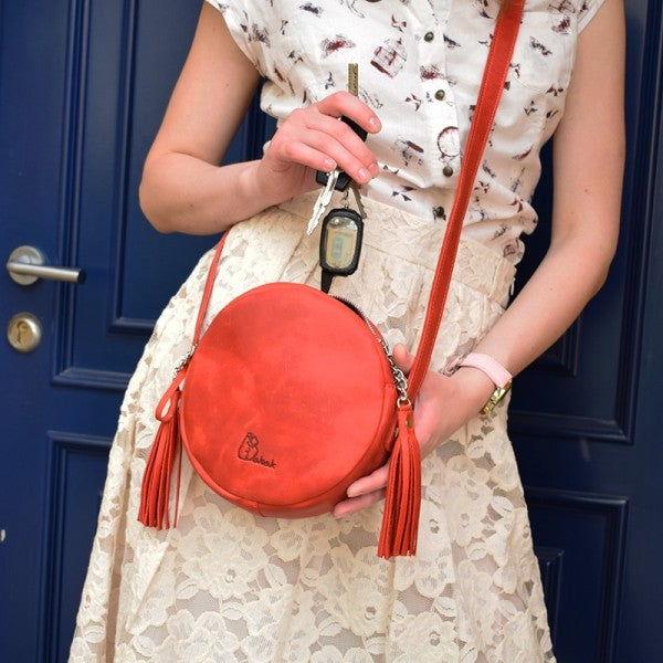 Fantasy Red leather bag