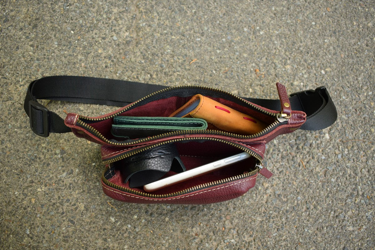 Fanny Pack Bordo-shine