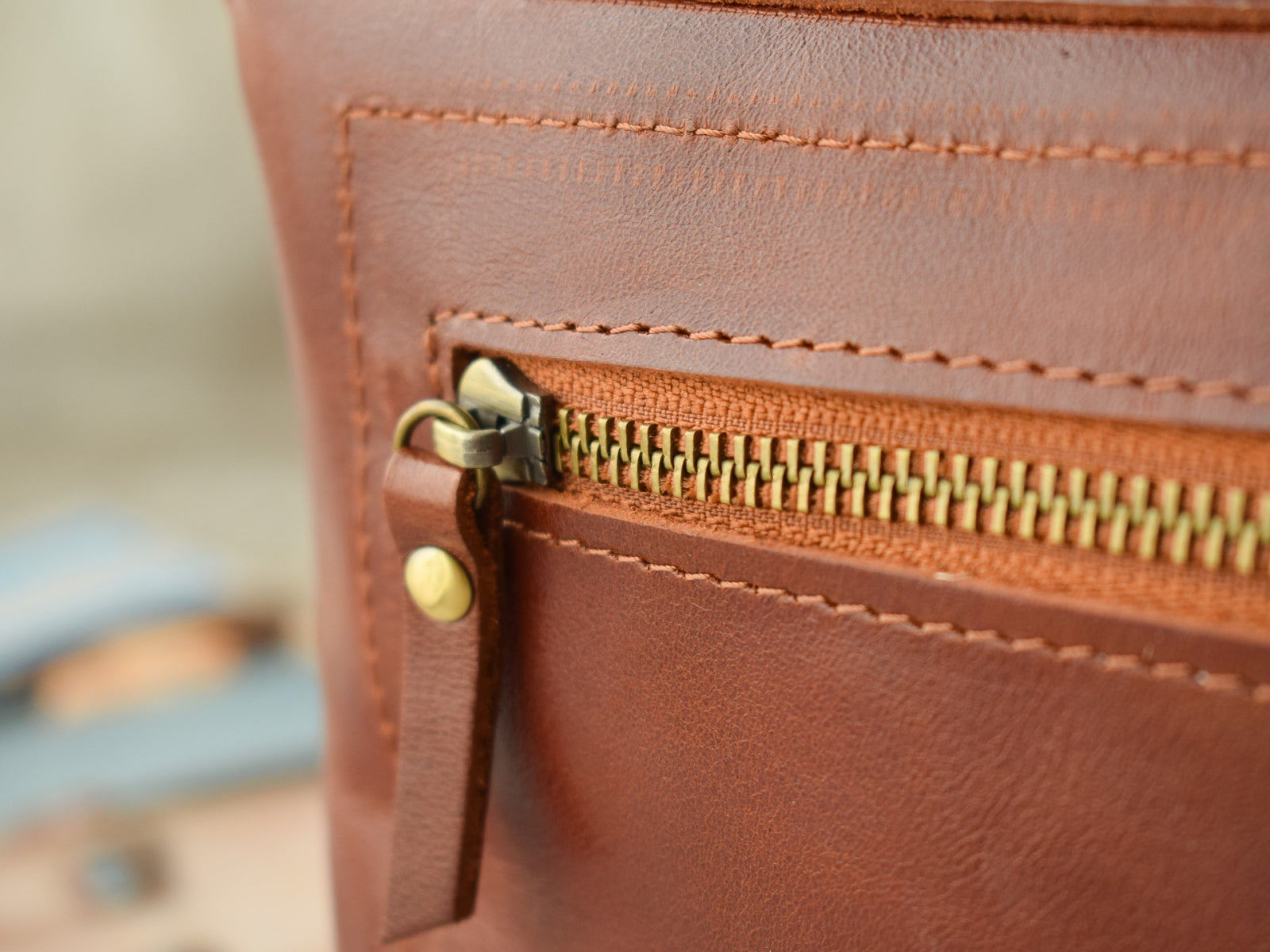 Baika Brandy leather bag