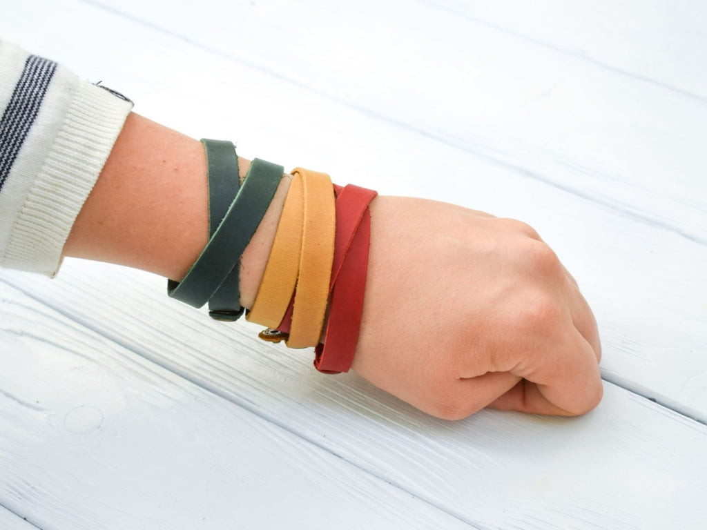 Leather bracelet