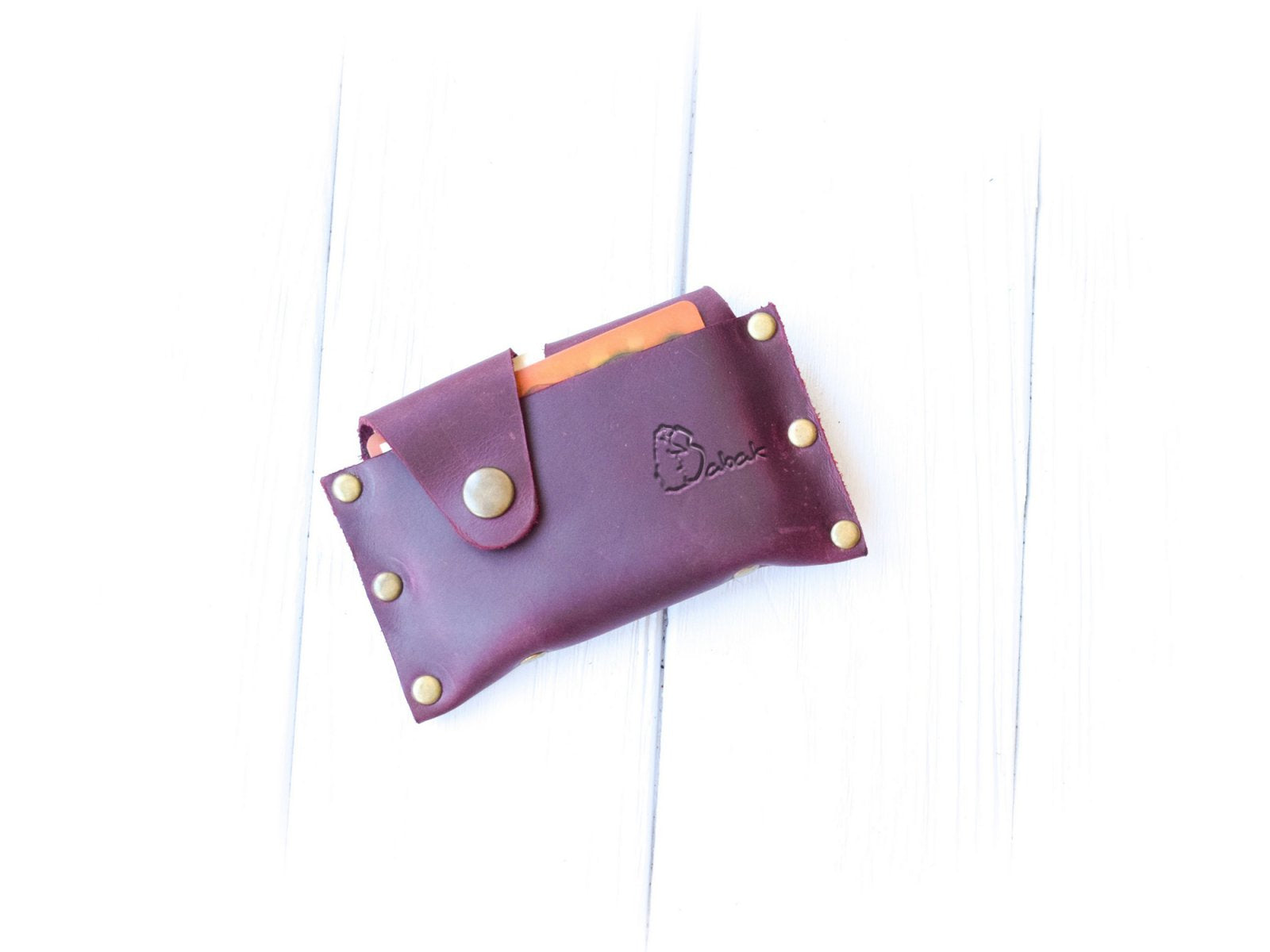 Leather cardholder mini
