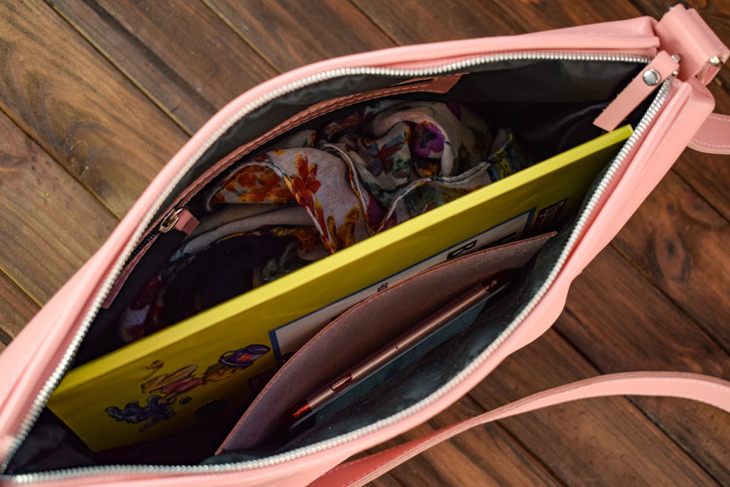 Cardamon leather bag Pink