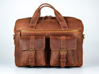 Professor Cognac leather bag