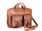 Professor Cognac leather bag