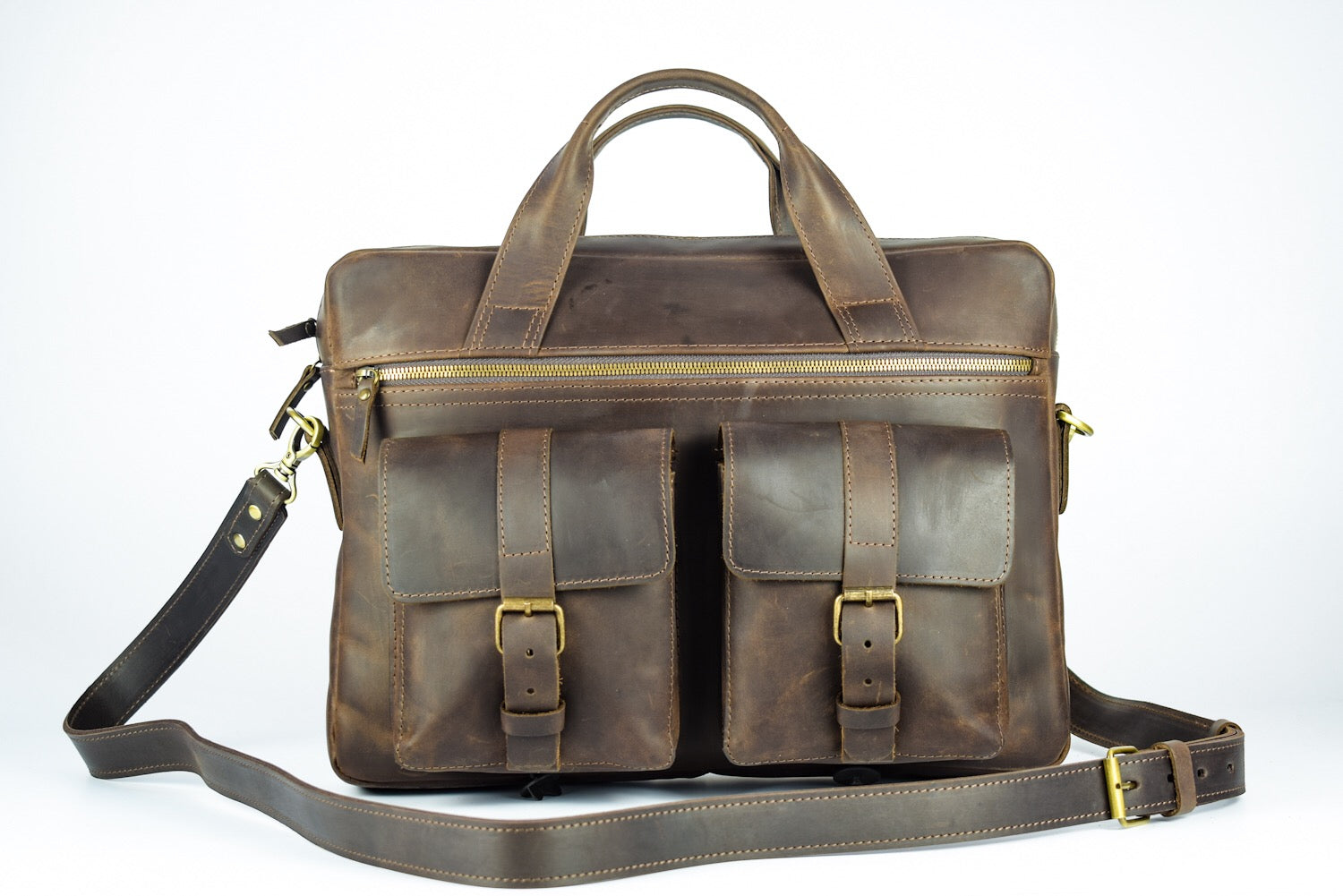 Professor Brown leather bag