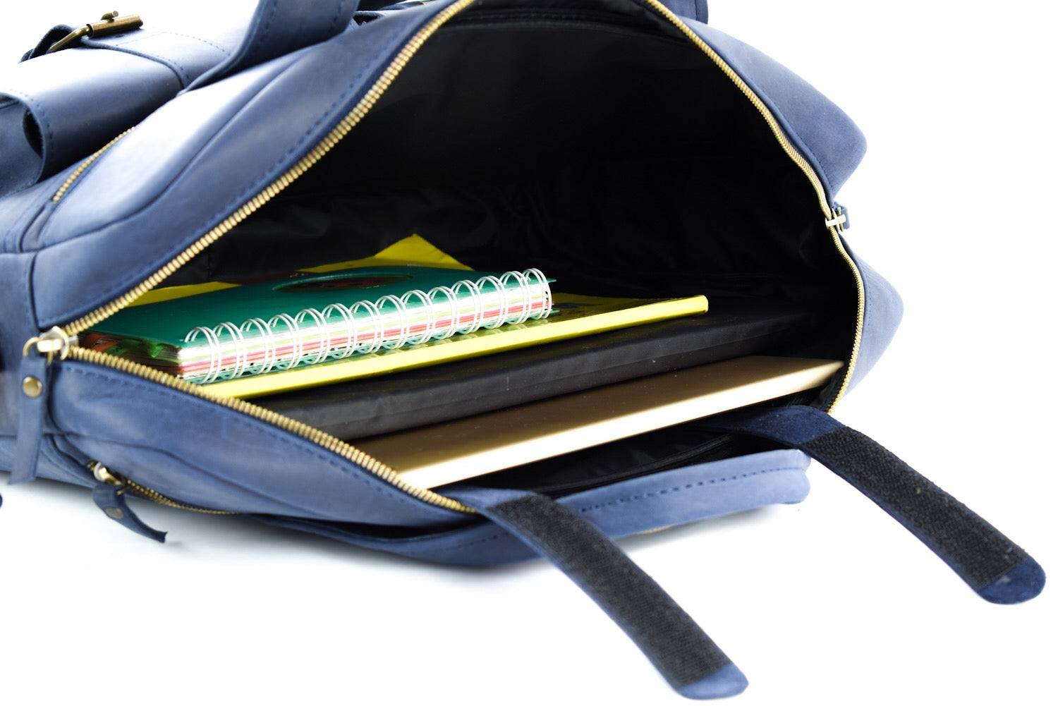 Leather bag Professor Blue