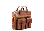 Professor Brandy leather bag
