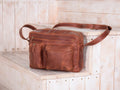 Leather bag City Cognac