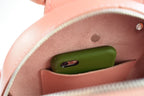 Leather Sling-Bag Backpack Pink