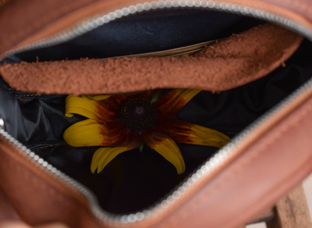 Fantasy Cognac leather bag