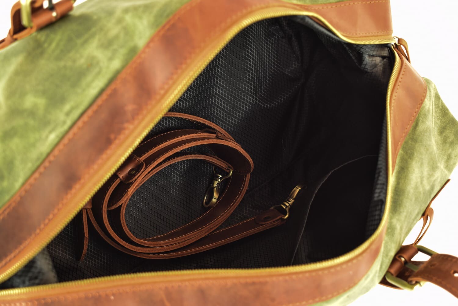 Crazy Horse/Canvas Duffle bag