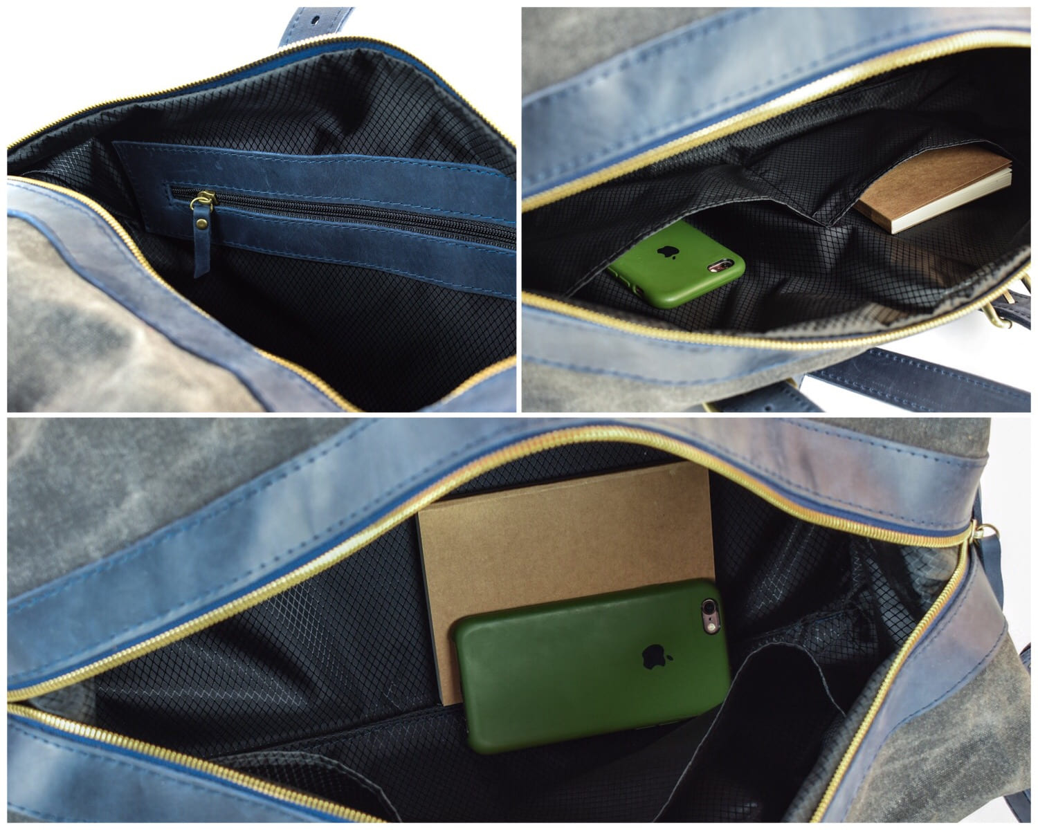 Crazy Horse/Canvas Duffle bag