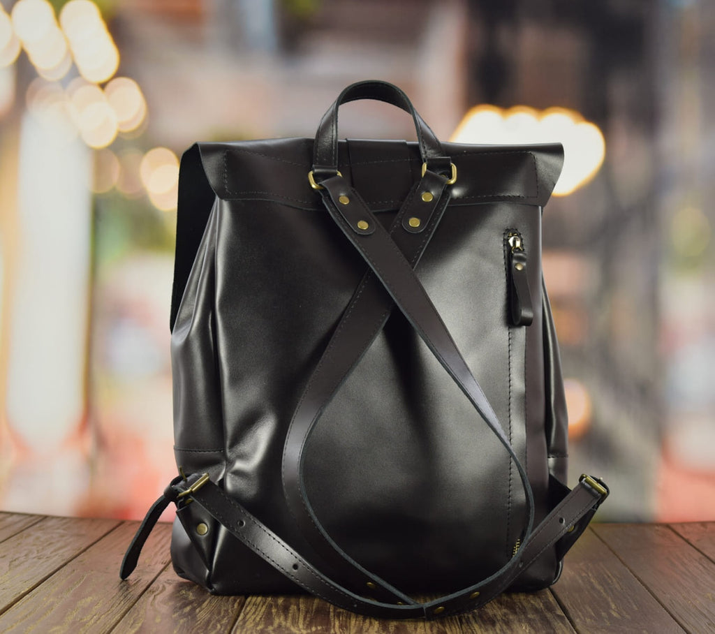 Sampo Onix leather backpack