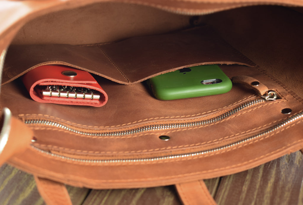 Leather bag MANSANA