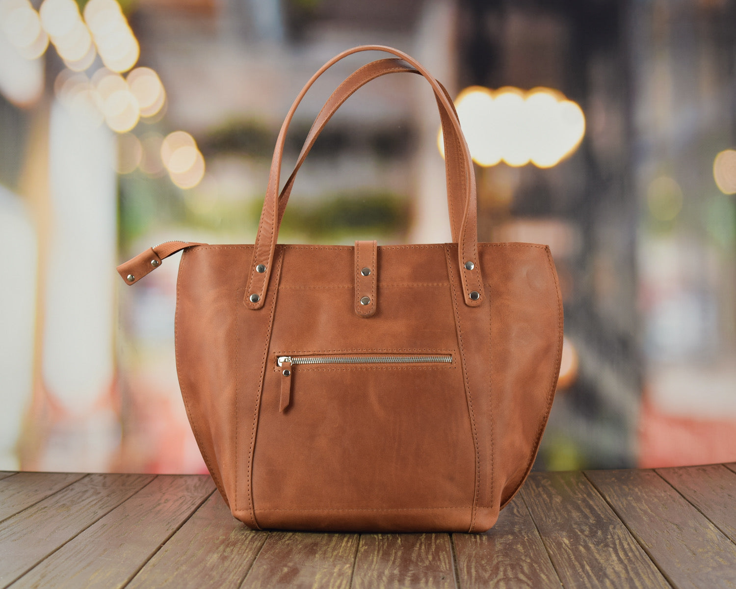Leather bag MANSANA