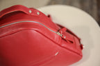 Trian Red-shine leather backpack