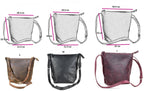 Leather bag Merida M Black