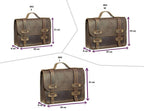 Folio Cognac Leather Briefcase