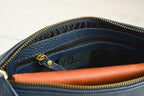 Gracia Blue-shine leather bag