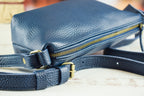 Gracia Blue-shine leather bag