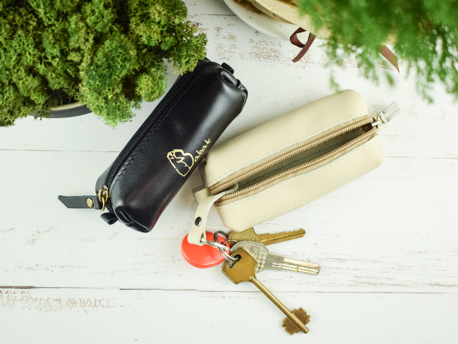 Leather key holder XL